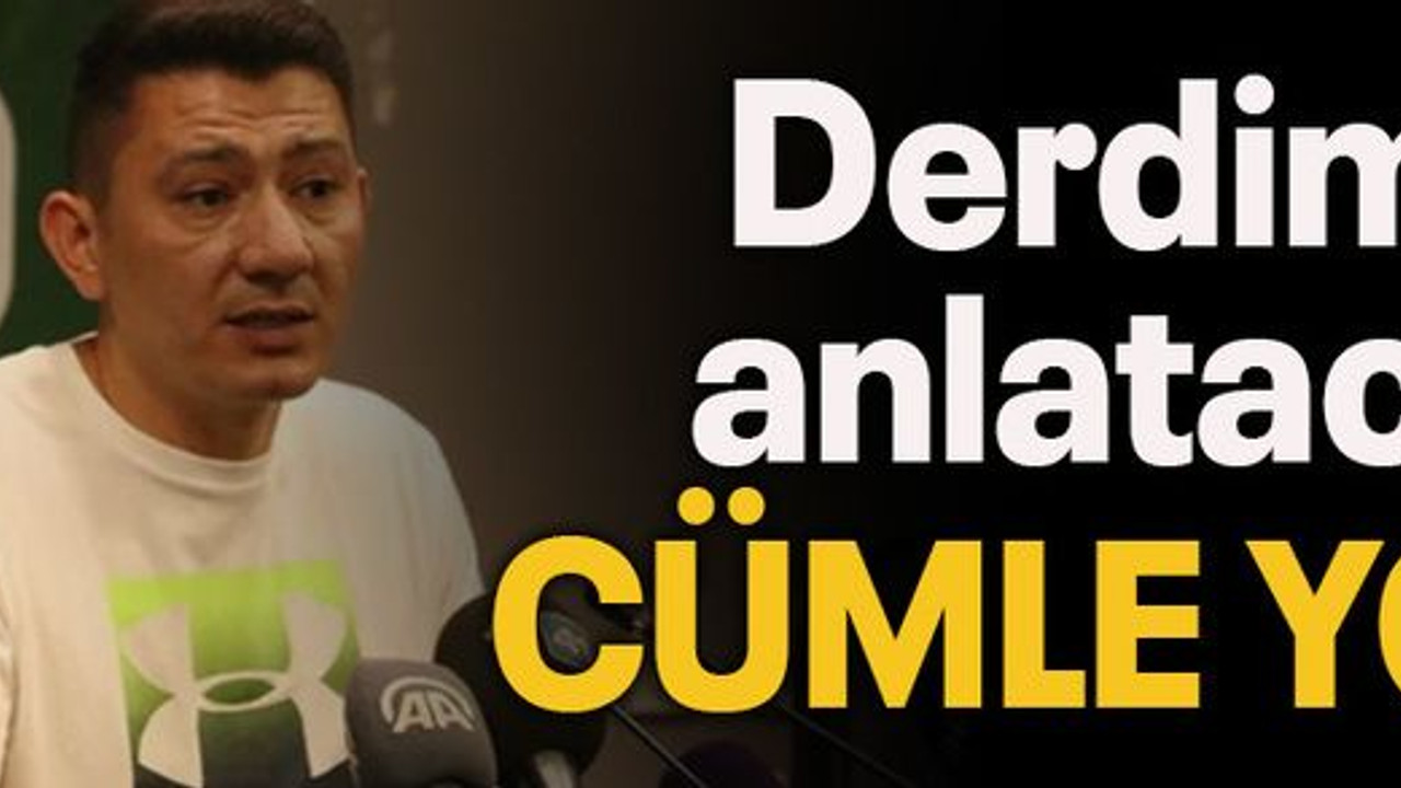 Kocaelispor teknik direktörü Fırat Gül: "Derdimizi anlatacak cümle yok"